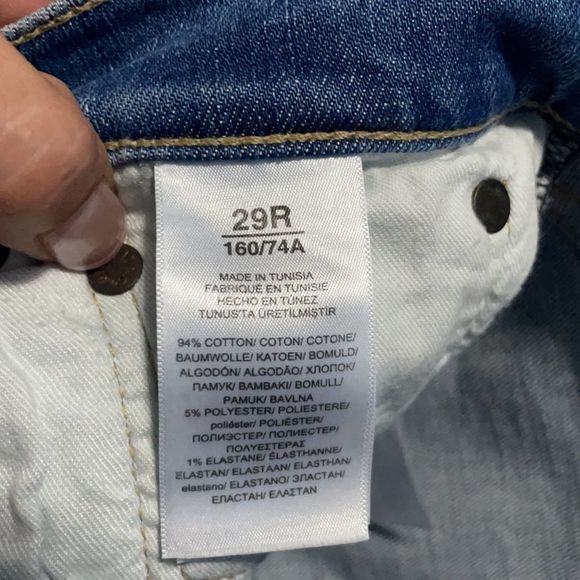 Polo by Ralph Lauren Blue and White Straight Leg Jeans - Picture 8 of 13